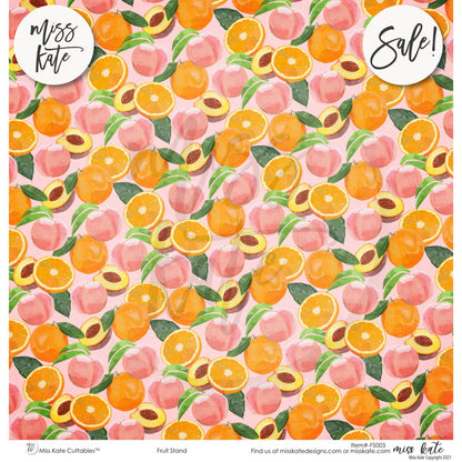 Fruit Stand - Paper Pack 12X12 (Ds)