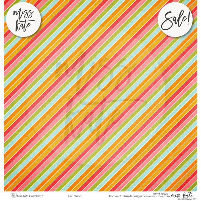 Fruit Stand - Paper Pack 12X12 (Ds)