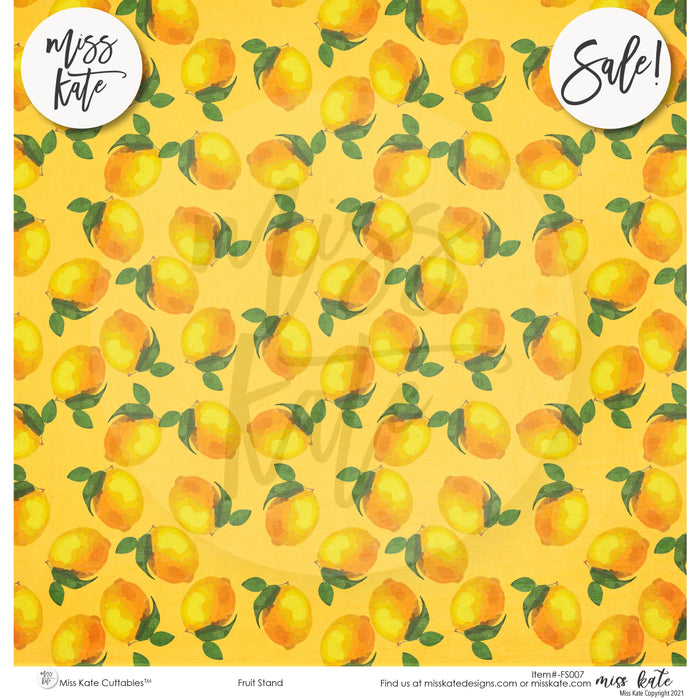 Fruit Stand - Paper Pack 12X12 (Ds)