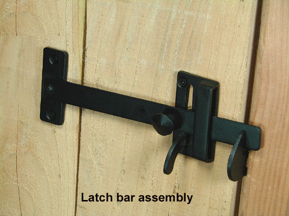 Ponderosa Gate Thumb Latch - Dark Bronze powder coat finish - Wild West Hardware