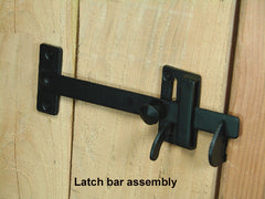 Ponderosa Gate Thumb Latch - Dark Bronze powder coat finish - Wild West Hardware