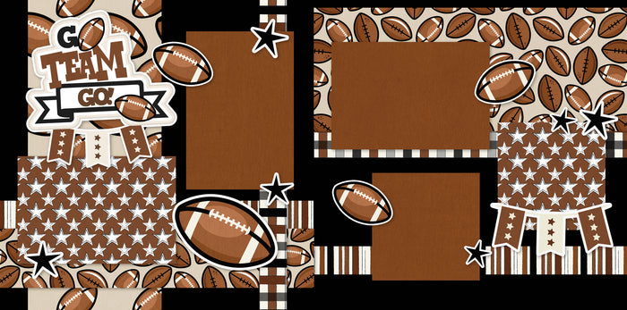Go Team Go-Football - Page Kit