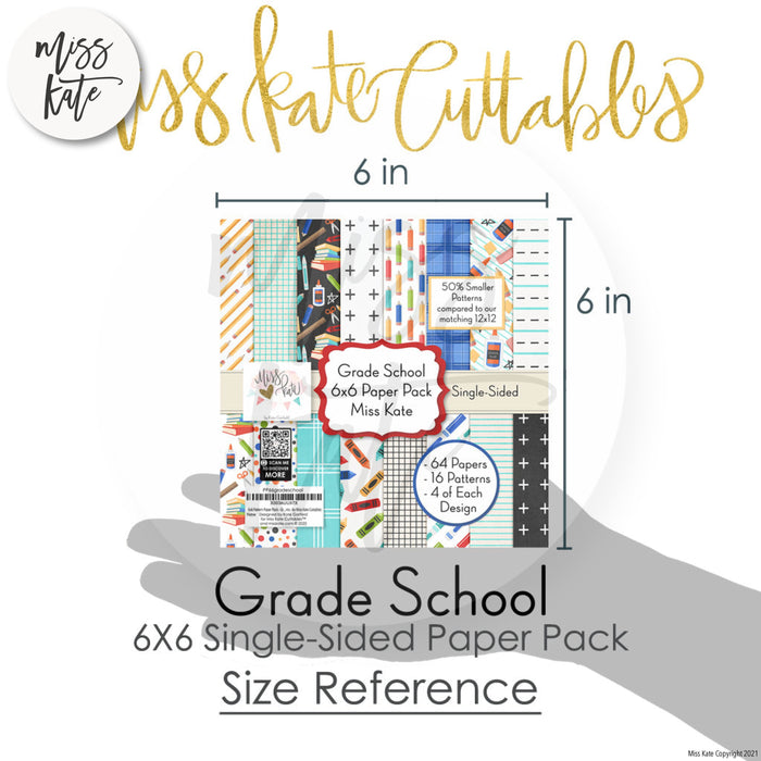 Grade School - 6X6 Paper Pack (Ss)