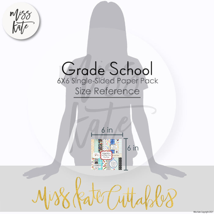 Grade School - 6X6 Paper Pack (Ss)
