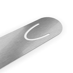 Gray Leopard Hearts Bookmark