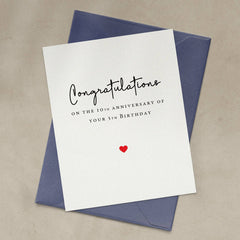 Happy 50th Birthday Card - XOXOKristen