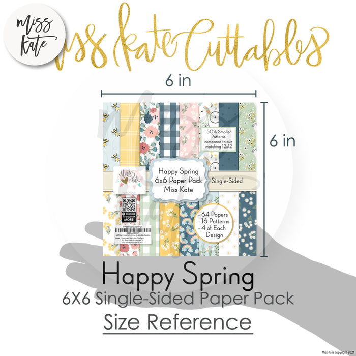 Happy Spring - 6X6 Paper Pack (Ss)