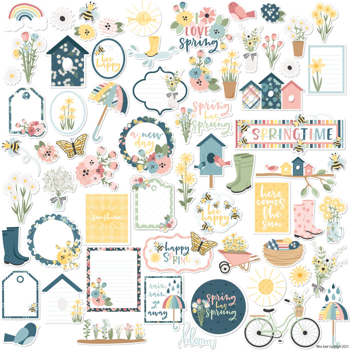 Happy Spring - Die Cuts 60+