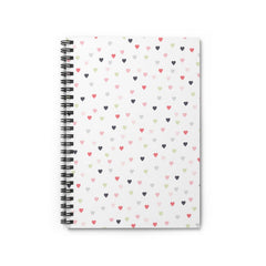 Heart Sprinkles Spiral Lined Notebook