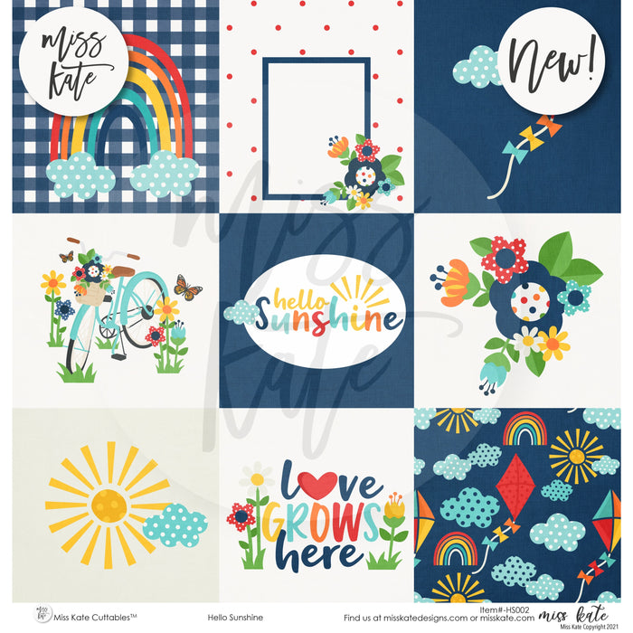Hello Sunshine - Paper & Sticker Kit 12X12 (Ds)
