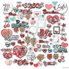 Hey Sugar- Paper & Sticker Kit 12X12 (Ds)