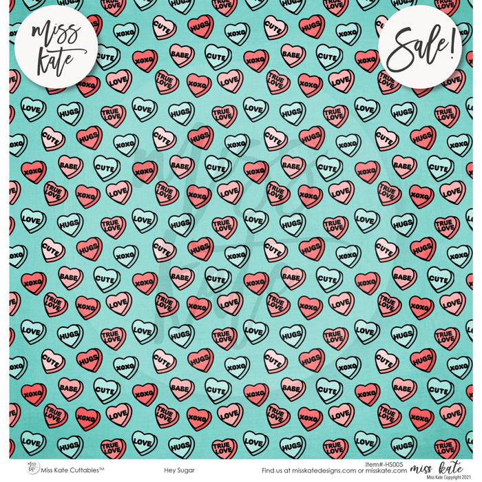 Hey Sugar- Paper & Sticker Kit 12X12 (Ds)