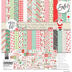 Home For The Holidays - Paper & Sticker Kit 12X12 (Ds)