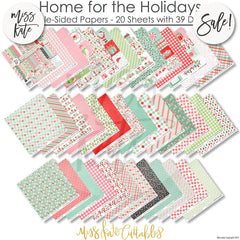 Home For The Holidays - Paper & Sticker Kit 12X12 (Ds)