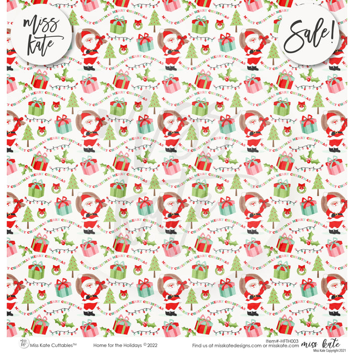 Home For The Holidays - Paper & Sticker Kit 12X12 (Ds)