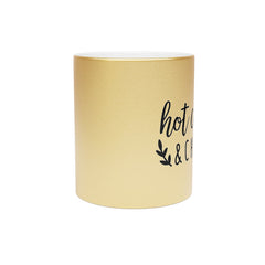 Hot Cocoa and Chill Metallic Mug
