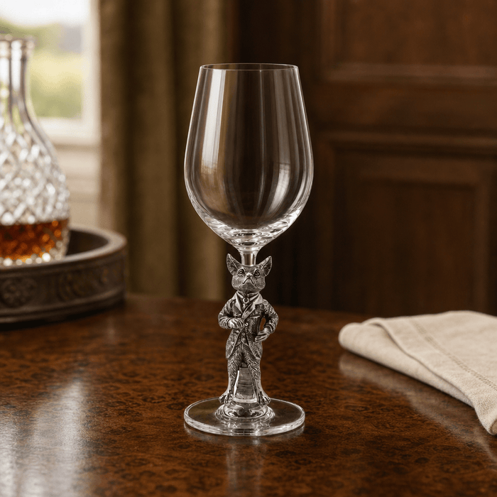 Hunting Dressed Fox Wine Glass 3