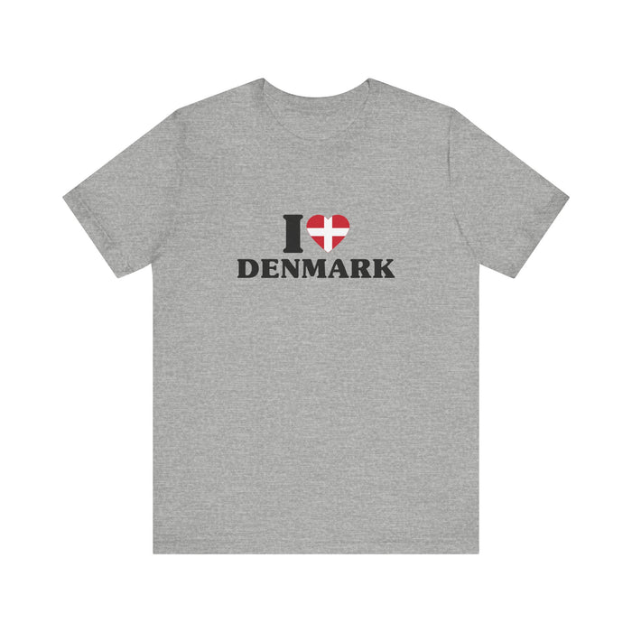 I Love Denmark Unisex T-Shirt