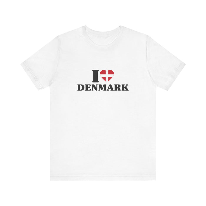 I Love Denmark Unisex T-Shirt