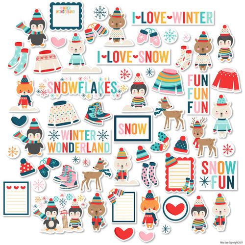 I Love Snow - Die Cuts 60+