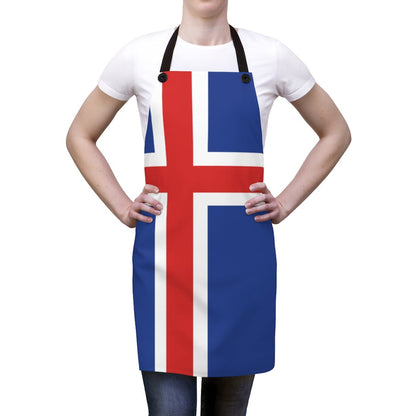 Icelandic Flag Apron Scandinavian Design Studio