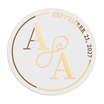 Infinity Wedding Stickers - XOXOKristen