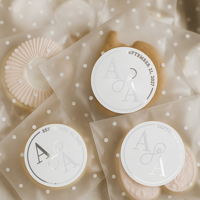 Infinity Wedding Stickers - XOXOKristen