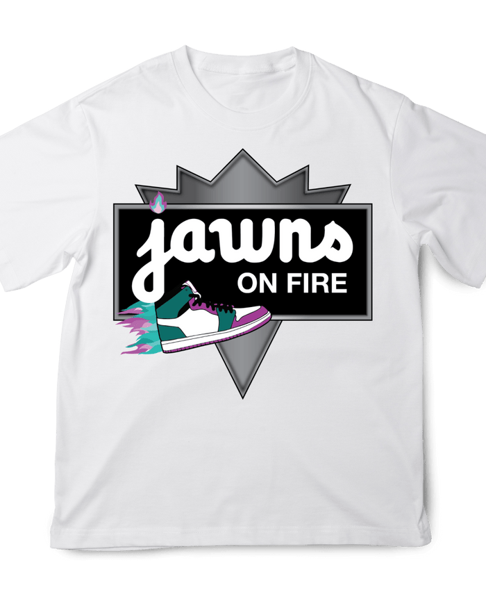 Jawns on Fire - Original Jawns - White T-Shirt - T-Shirt - Jawns on Fire Sneakers & Shoes