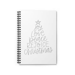 Joy Love Peace Spiral Lined Notebook