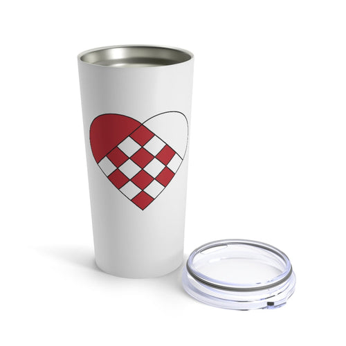 Julehjerte 20 oz Insulated Tumbler 20oz - Scandinavian Design Studio