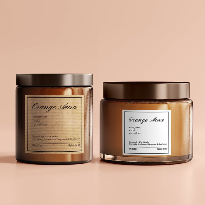 Kraft Candle Stickers