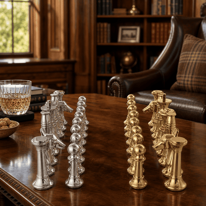 Large Aluminum Chess Pieces 6