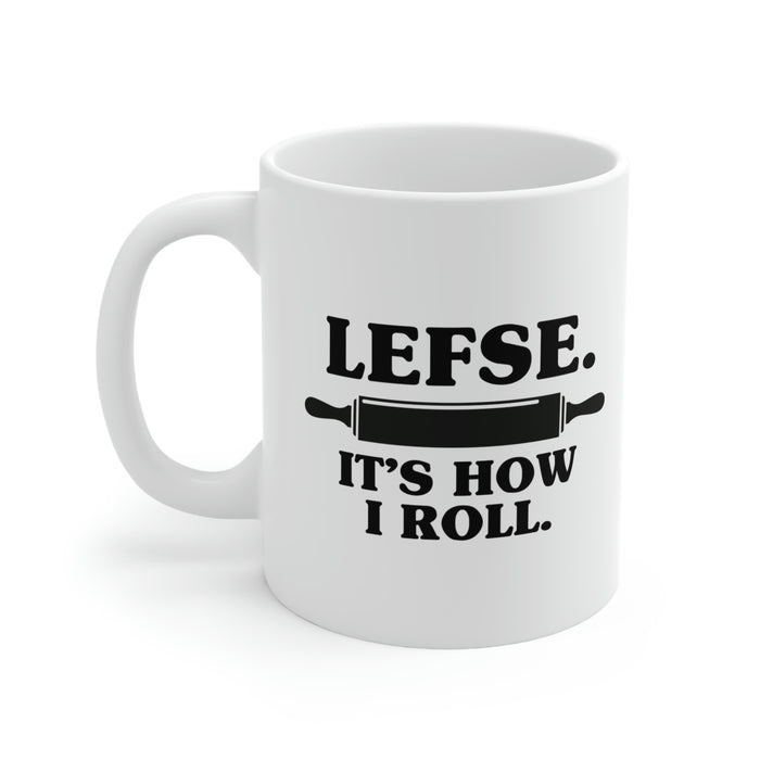 Lefse It's How I Roll Mug Scandinavian Design Studio