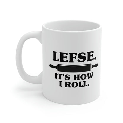 Lefse It's How I Roll Mug Scandinavian Design Studio