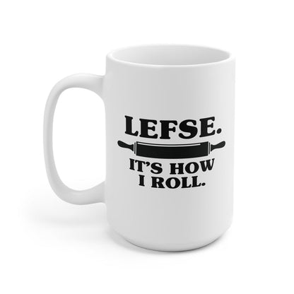 Lefse It's How I Roll Mug Scandinavian Design Studio