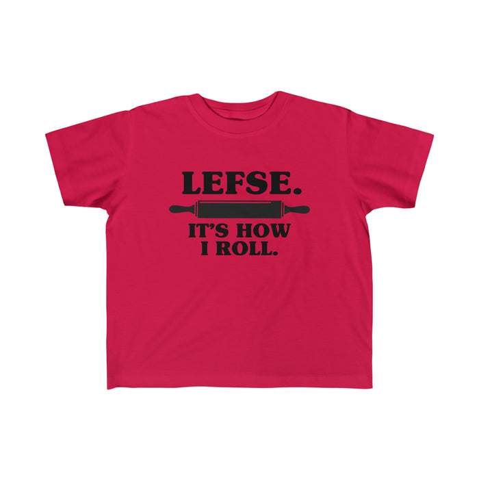 Lefse It's How I Roll Toddler Tee