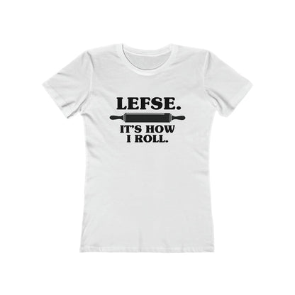 Lefse It's How I Roll Women's Fit T-Shirt Scandinavian Design Studio