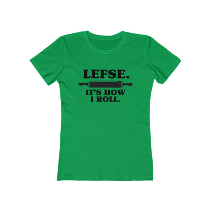 Lefse It's How I Roll Women's Fit T-Shirt Scandinavian Design Studio