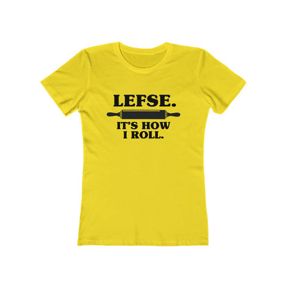 Lefse It's How I Roll Women's Fit T-Shirt Scandinavian Design Studio