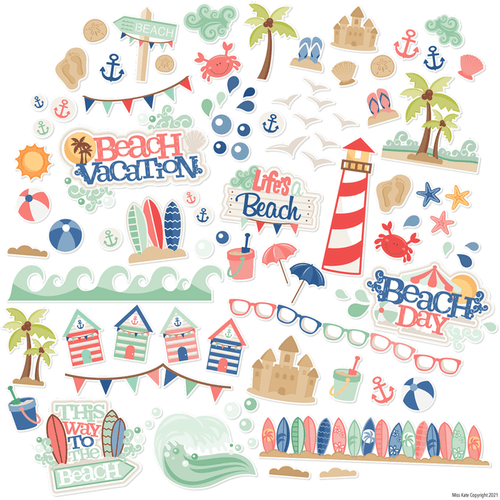 Lifes A Beach - Die Cuts 60+