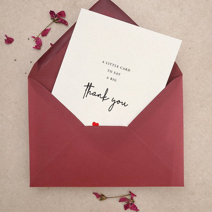 Little Card to say Big Thank you - XOXOKristen