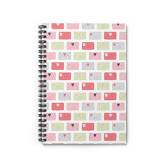 Love Letters Spiral Lined Notebook