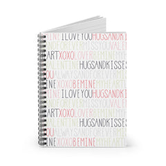 Lovely Thoughts Spiral Lined Notebook