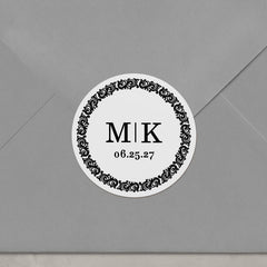 Luxury Frame Wedding Stickers - XOXOKristen