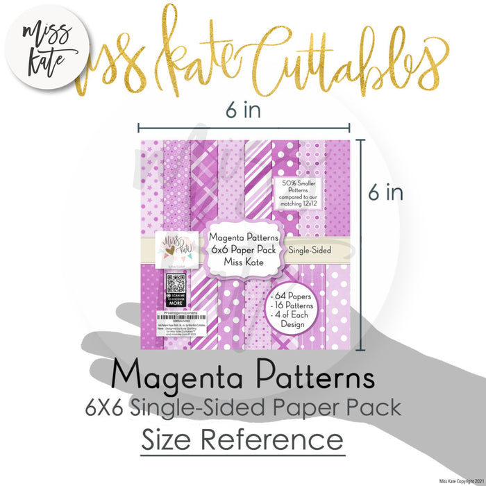 Magenta Patterns - 6X6 Paper Pack (Ss)