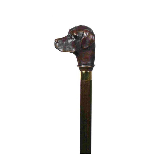 Mahogany Labrador Retriever Hardwood Cane