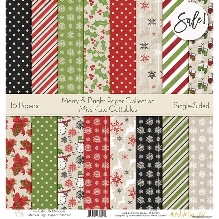 Merry And Bright - Paper Pack 12X12 (Ss)