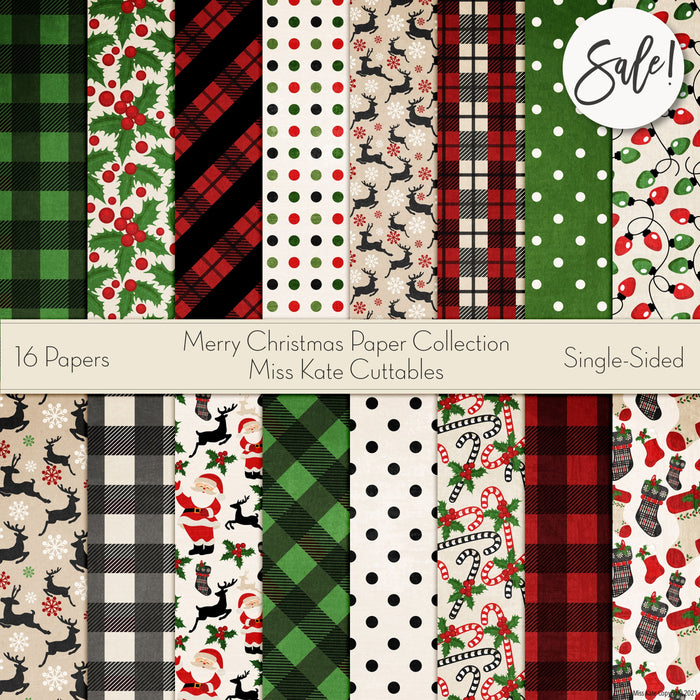 Merry Christmas - Paper Pack 12X12 (Ss)