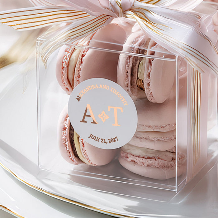 Monograms Wedding Stickers - XOXOKristen