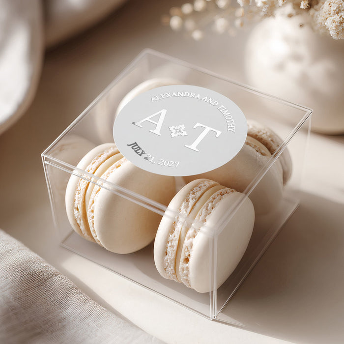 Monograms Wedding Stickers - XOXOKristen